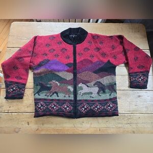 Vintage Icelandic Sweater Jacket